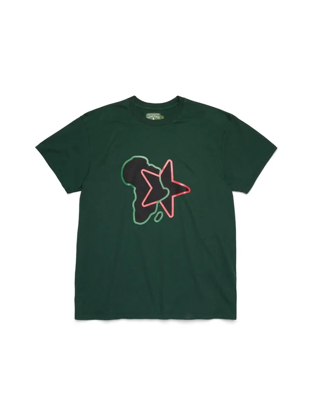 T-shirt Pan-African Star vert