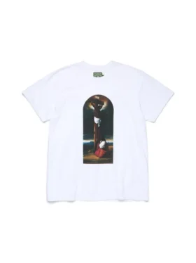 T-shirt « Sainte Marie-Madeleine au pied de la croix » – Blanc