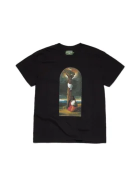 T-shirt « Sainte Marie-Madeleine au pied de la croix » noir