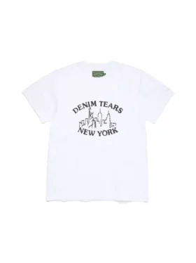 T-shirt Skyline blanc