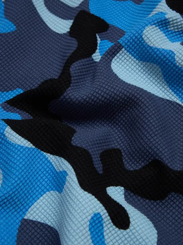T-shirt thermique ADG bleu camouflage