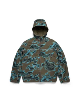 Veste d'extérieur « Cloud Camo » à coutures thermosoudées