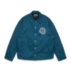Veste de coach Peace Wreath bleue