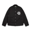 Veste de coach Peace Wreath noire