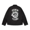 Veste de coach Peace Wreath noire