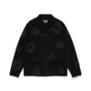 Veste de soudeur en daim avec Couronnes de Cotton Wreath, noire