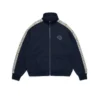 Veste de sport en polaire « Denim U » à strass, bleu marine