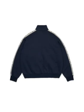 Veste de sport en polaire « Denim U » à strass, bleu marine