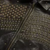Veste en cuir cloutée Libertas
