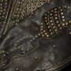 Veste en cuir cloutée Libertas