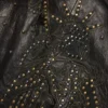 Veste en cuir cloutée Libertas