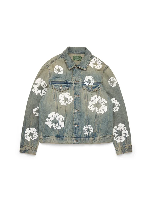 Veste en Denim « Cotton Wreath » – Délavage « Dirty Wash »