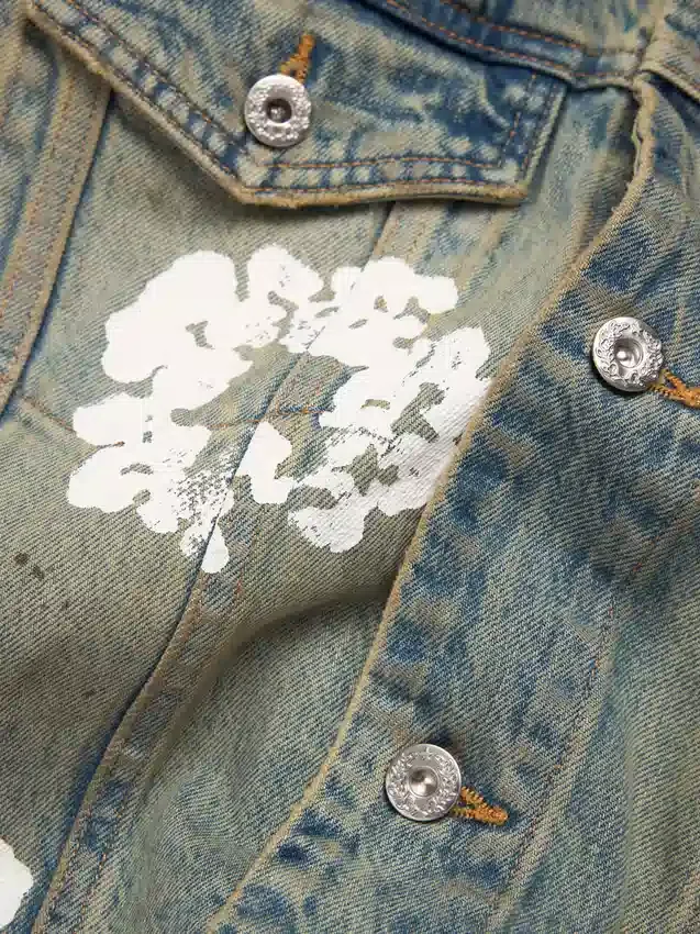 Veste en Denim « Cotton Wreath » – Délavage « Dirty Wash »