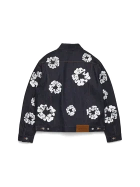 Veste en denim Cotton Wreath à lisière
