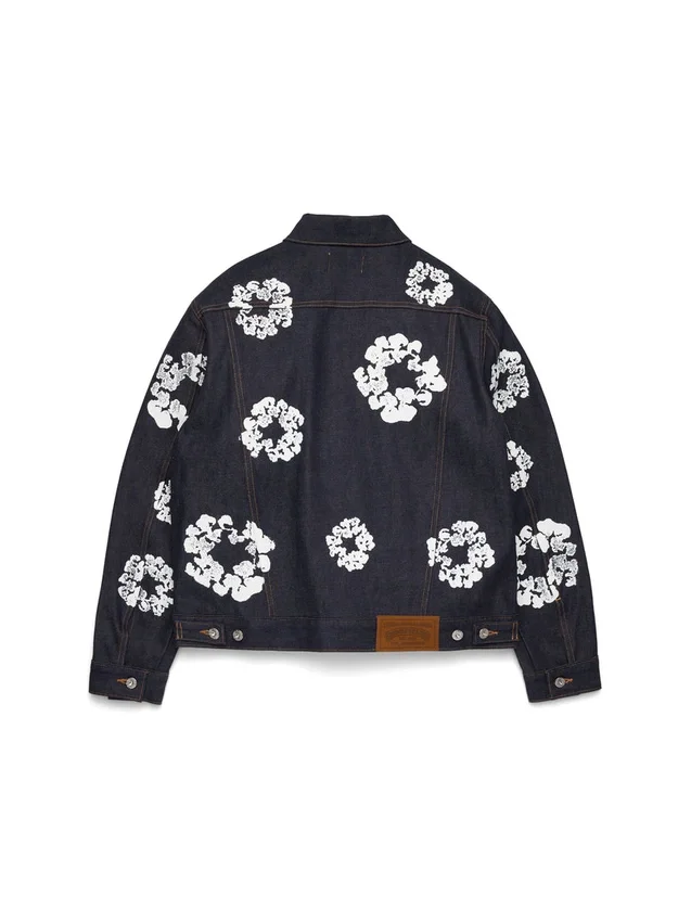 Veste en denim Cotton Wreath à lisière