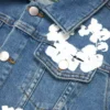 Veste en Denim « Cotton Wreath » pour enfant, indigo clair