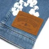Veste en Denim « Cotton Wreath » pour enfant, indigo clair