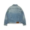 Veste en Denim délavage clair