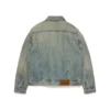 Veste en Denim délavage sale