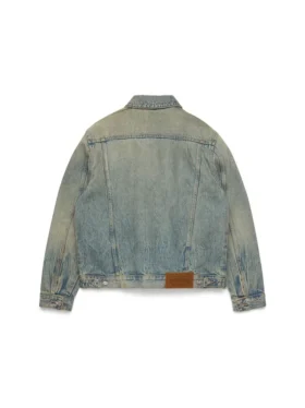 Veste en Denim délavage sale