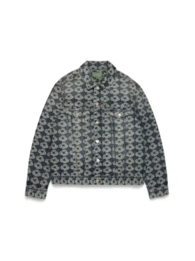 Veste en Denim « Jacquard Wreath »