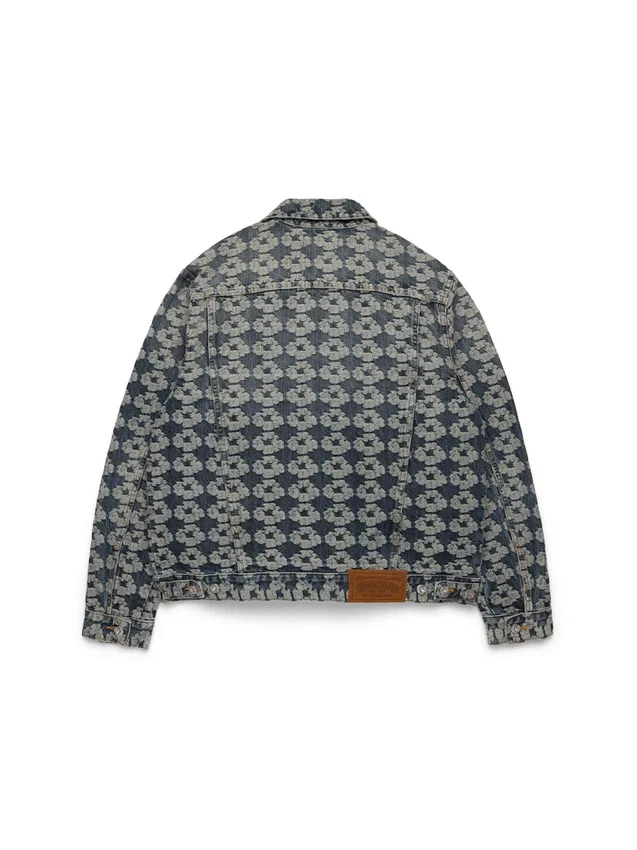 Veste en Denim « Jacquard Wreath »