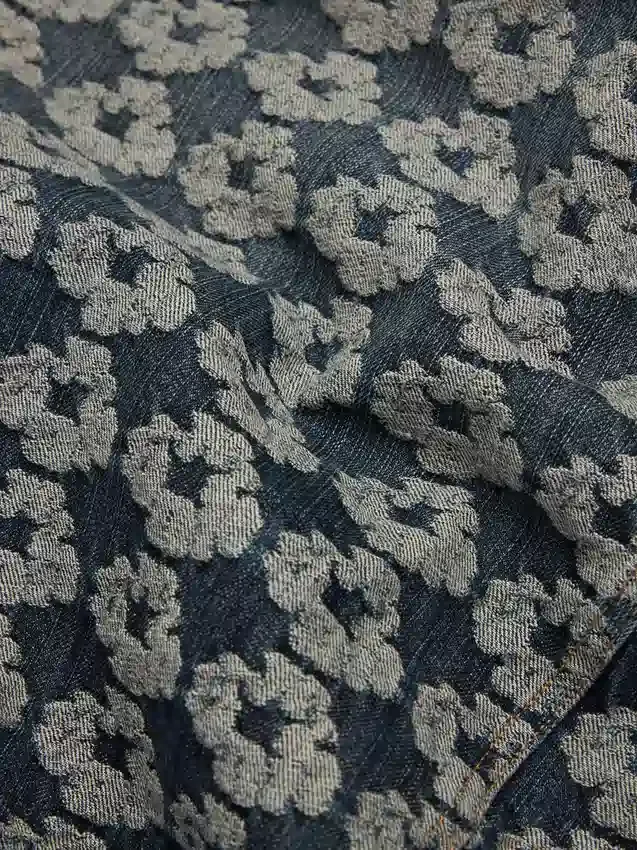 Veste en Denim « Jacquard Wreath »